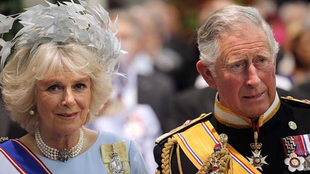 Attended the ceremony: Britain's Prince Charles and his wife Camilla, Duchess of Cornwall.