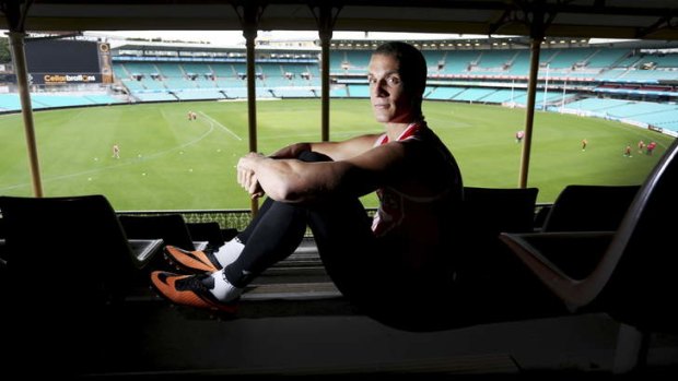 High-flying Swan: A new view of his approach to AFL changed it all for Ted Richards.