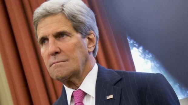 Hinted about US backing for a new government: Secretary of State John Kerry 