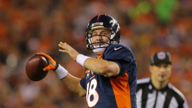 Peyton Manning, Denver Broncos quarterback, will be playing in his fourth Super Bowl on Monday morning.