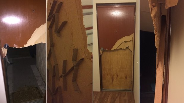 Heather McNeill was shocked to find out how easily her door was kicked in.
