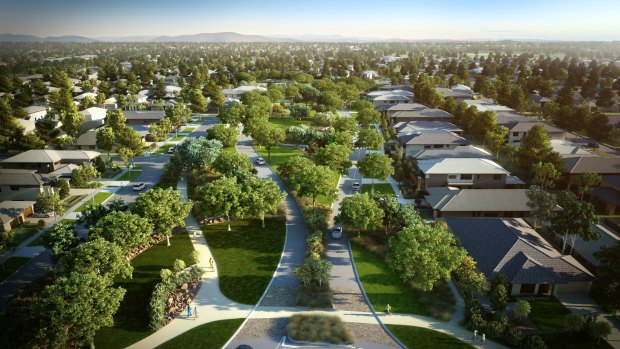 The Woodlea development west of Melbourne has been a big money-spinner for Mirvac. 