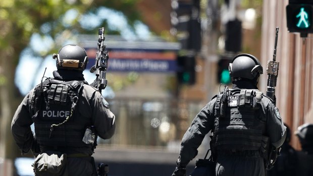 SYDNEY, AUSTRALIA - DECEMBER 15: Pictures from the siege at Lindt Cafe in Martin Place on December 15, 2014 in Sydney, Australia. (Photo by Daniel Munoz/Fairfax Media)