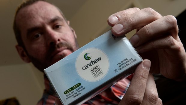 Tom Kies has been using cannibis oil and chewing gum in a bid to treat his cancer.