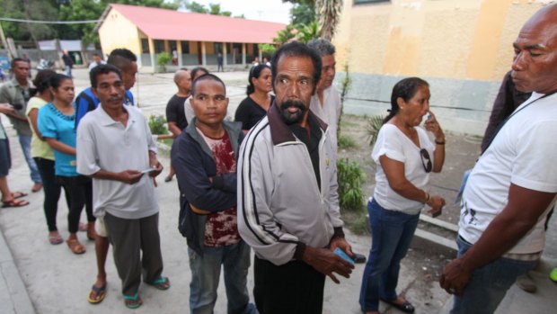 Voting is not compulsory in East Timor but many people are looking forward to having a say. 