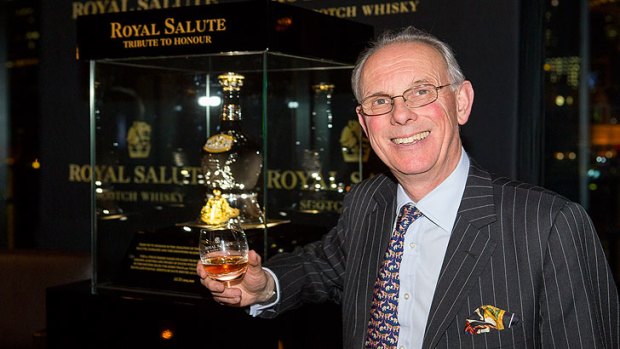 Master blender Colin Scott, the creator of Royal Salute's "Tribute To Honour".