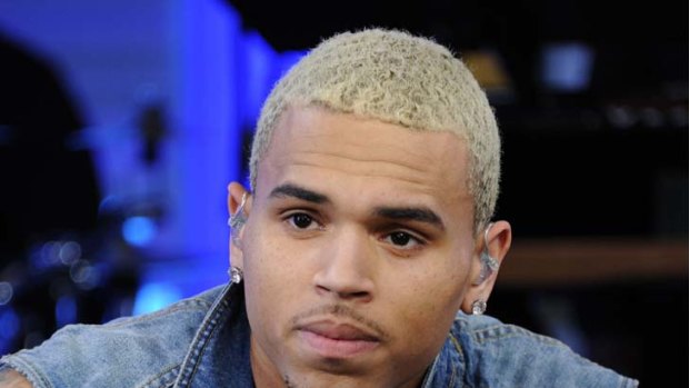 Chris Brown ... back in touch with his ex, Rihanna.