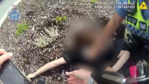 Bodycam footage shows moment 15-year-old Perth boy arrested