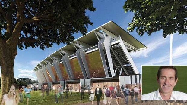 The redevelopment of nib stadium has prompted Perth Glory owner Tony Sage to consider walking away from the club's home of 15 years.
