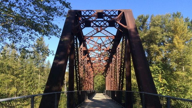 Ronette's Bridge: now concrete thanks to the work of a local arsonist.