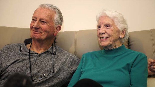 Prime Minister Julia Gillard's parents John and Moira in 2010.