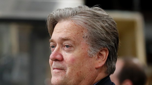 Steve Bannon, chief White House strategist, says the US is "at economic war with China".