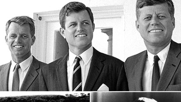 The Kennedy brothers, Chappaquiddick and a young Edward.