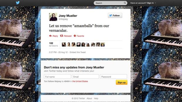Twitter posts by Joey Mueller, aka@itisjoey.