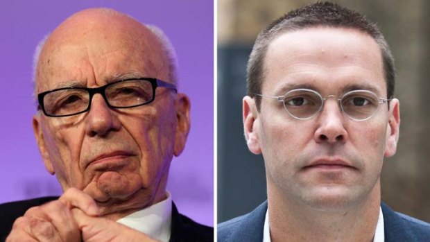 Inquiry ... Rupert and James Murdoch to appear next week.