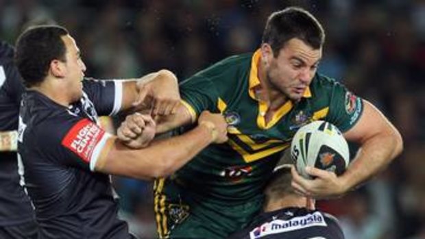David Shillington of the Kangaroos is worried about facing a fit Kiwi pack.