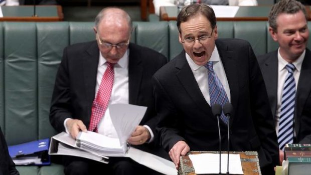 Environment Minister Greg Hunt often wears about him the haunted look of a boy who might have been bullied at school.