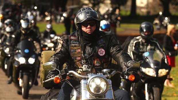 The NSW police force ride to remember fallen colleague Detective Inspector Bryson Anderson.