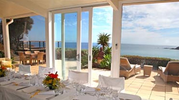 High life ... Lifetime Private Retreats's Cliff House, with its view of the Kangaroo Island coastline, is a perfect venue for fine dining.