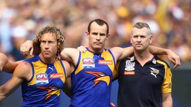 Matt Priddis has said there is no bad blood between him and coach Adam Simpson.