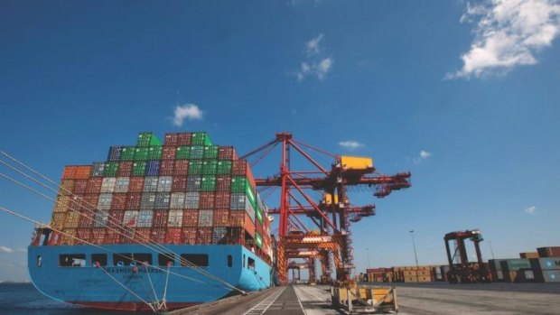 The ABS said the total value of goods and services exports was down $413 million, or 2 per cent, to $26.4 billion, while the value of imports fell by $701 million, or 3 per cent, to $27.2 billion.