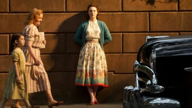 Saoirse Ronan is convincing in the film <i>Brooklyn</i>.