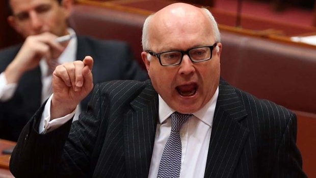 Attorney-General George Brandis in Parliament.