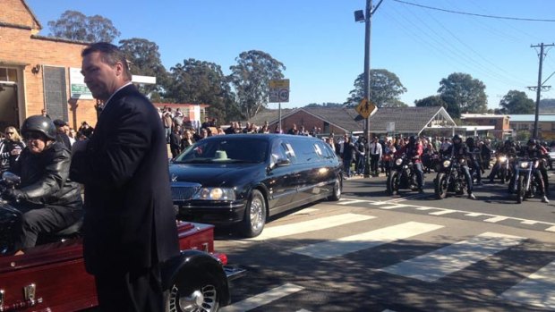 Hundreds attended Tyrone Slemnik's funeral.