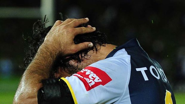 Dejected ... Johnathan Thurston.