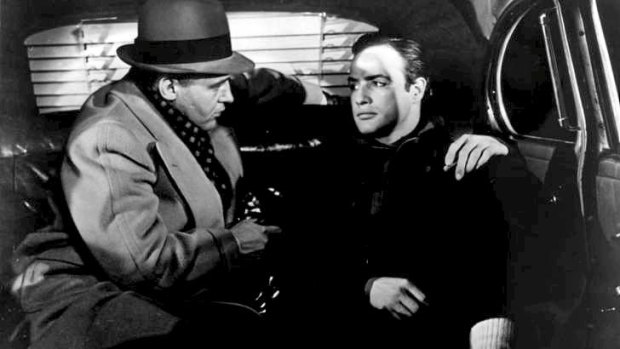 Rod Steiger, left, plays Marlon Brando's mob-connected brother in this image from On the Waterfront.