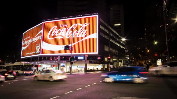 The old Coke sign in Kings Cross.