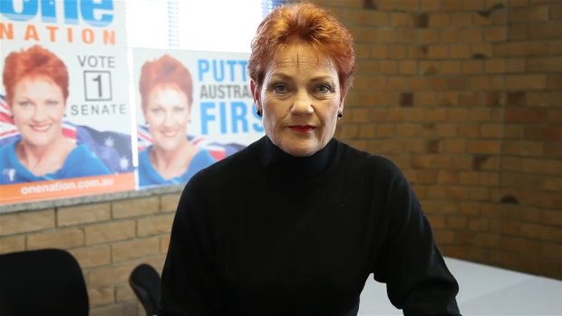 Pauline Hanson: she's back. 