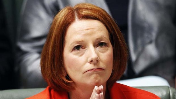 Little has changed ... Julia Gillard's ratings are identical to those of Rudd a year ago.