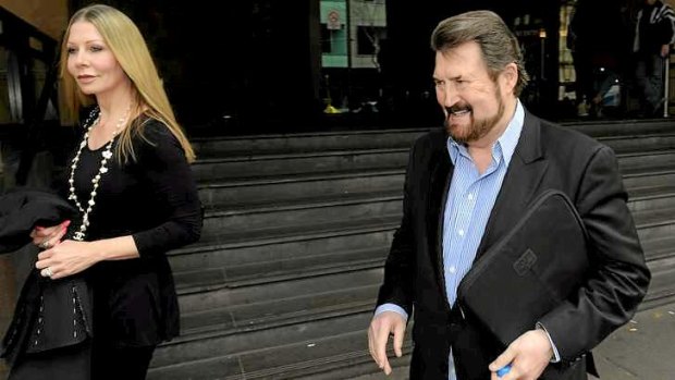 Derryn Hinch and his wife, Chanel (left), have officially split after seven years of marriage.