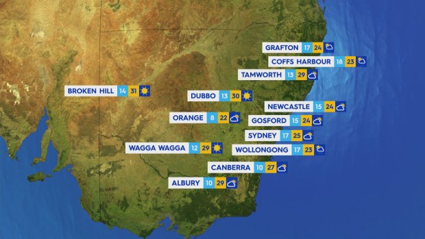 National weather forecast for Wednesday November 20