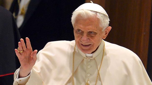 To resign ... Pope Benedict XVI.