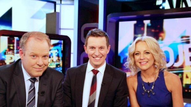 Professionals: Rove McManus and Carrie Bickmore win approval for their hosting of <i>The Project</i>.