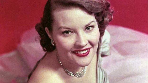 American popular music singer Patti Page in the late 1940s. Page got her start on a radio program sponsored by the Page Milk Company, hence her stage name.
