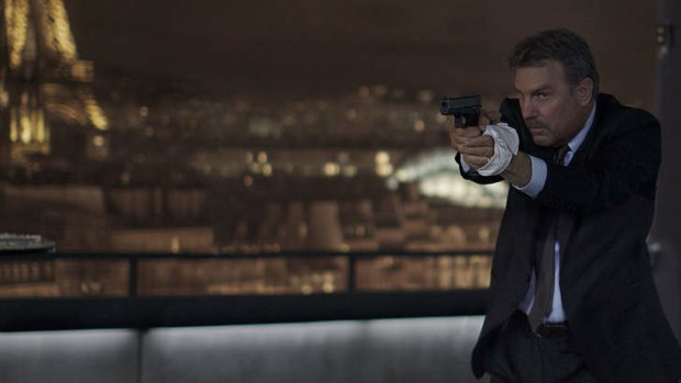 Kevin Costner in the espionage thriller <i>3 Days to Kill</i>.