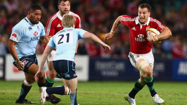 Big ask: Lions breakaway Sam Warburton is the only specialist openside named for the first Test.