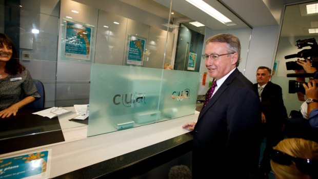 Core values: Treasurer Wayne Swan at the CUA.