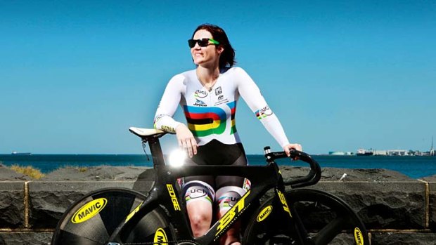 Staying cool: Anna Meares is focused on the Olympics.