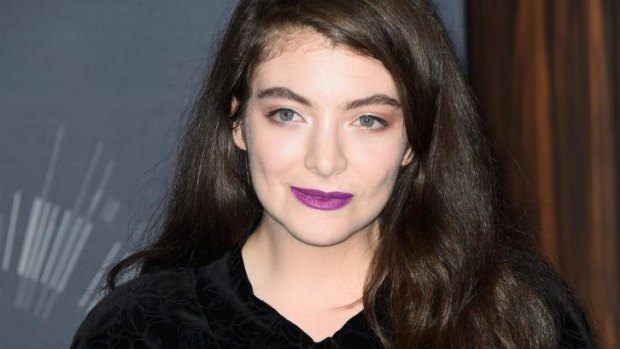 Lorde after her win at the MTV Video Music Awards.