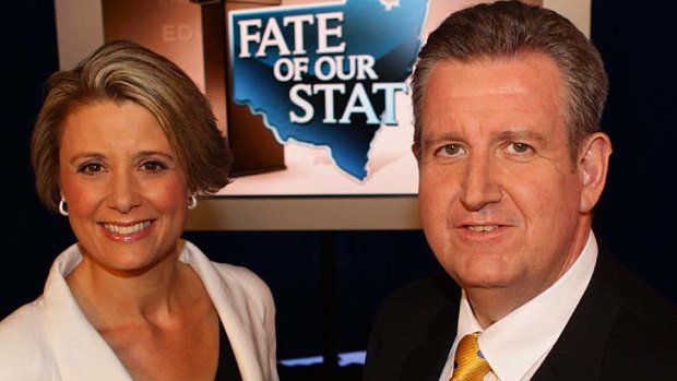 Liberal Leader Barry O'Farrell needs a historic swing to beat Kristina Keneally.