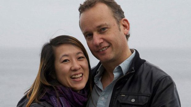 'He lights up the room wherever he goes' ... Jennifer Kwong and Adam Griffiths.