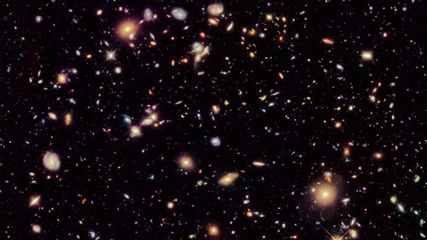 Back to the beginning ... previously unseen early galaxies including the oldest one at 13.3 billion years old.