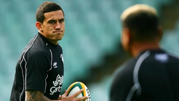 Wanted man . . . Sonny Bill Williams.
