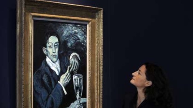 Dark blue ... Andrew Lloyd Webber is again trying to sell The Absinthe Drinker, a 1903 portrait from Pablo Picasso’s formative Blue Period