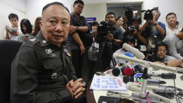 'I expect him to show up because it involves his children' ... Thai Assistant National Police Chief Lieutenant General Korkiat Wongworachart.