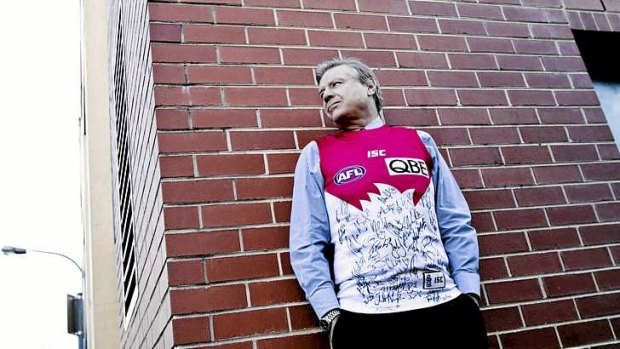 Bloods in his DNA: Outgoing Swans chairman Richard Colless.